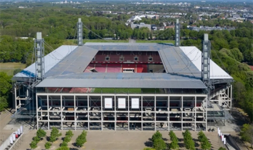 西班牙4比1大勝格魯吉亞，成功晉級(jí)八強(qiáng)，一起來(lái)看歐洲杯——科隆萊茵能源球場(chǎng)